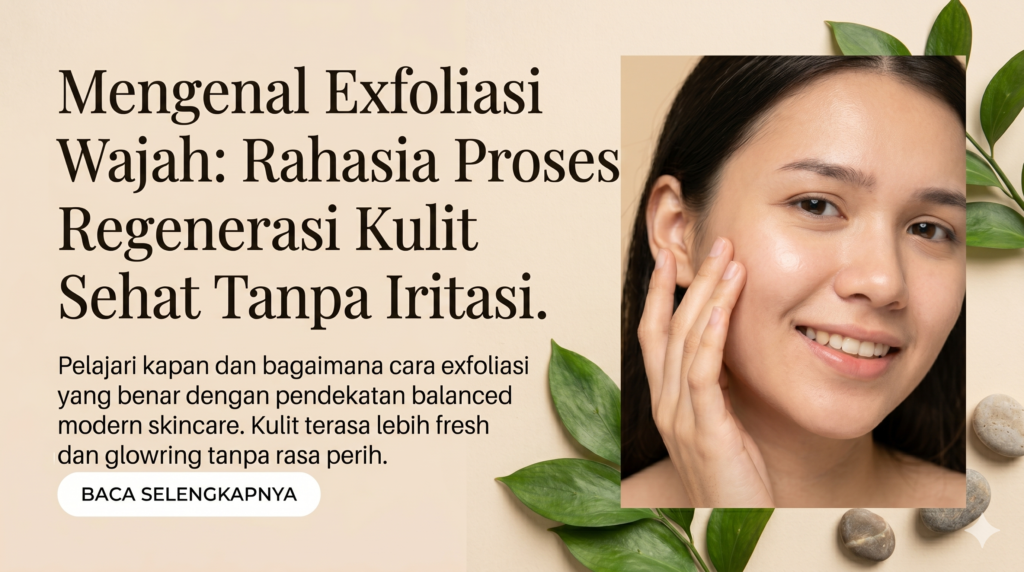 Apa Itu Exfoliasi Wajah dan Kapan Harus Dilakukan_banner web
